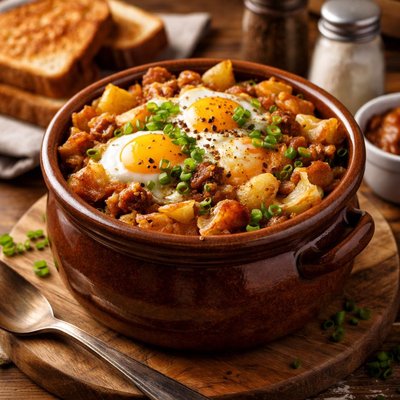 Image of Breakfast in a Crock