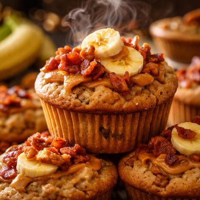 Image of Breakfast Muffins Ala Elvis