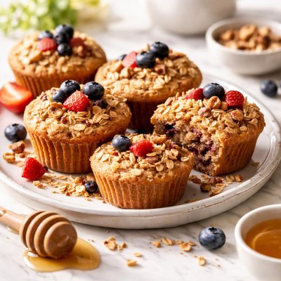 Image of Breakfast Oatmeal Muffins
