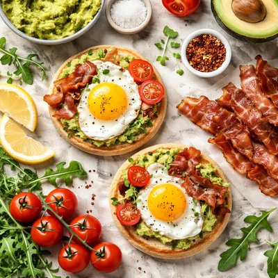 Image of Breakfast on an English Muffin