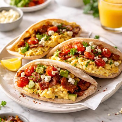 Image of Breakfast Pitas