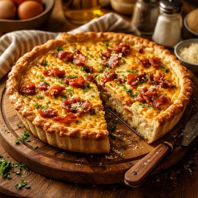 Image of Breakfast Quiche with Bacon