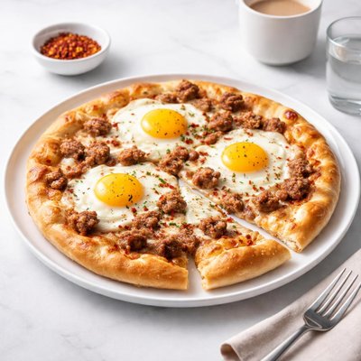 Image of Breakfast Sausage Pizza