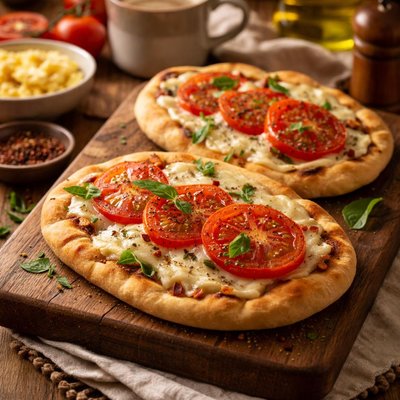 Image of Breakfast Tomato Cheese Pita