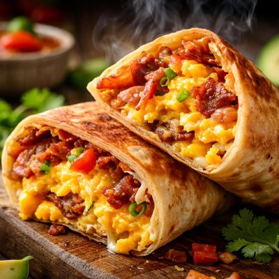 Image of Breakfast Wrap Chimichanga Made Your Way