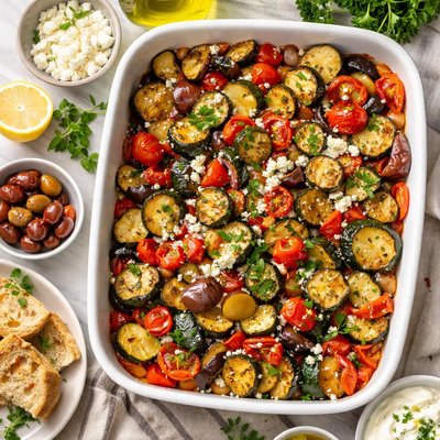Image of Briami Baked Vegetables Greece