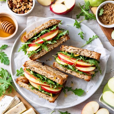 Image of Brie and Apple Sandwich