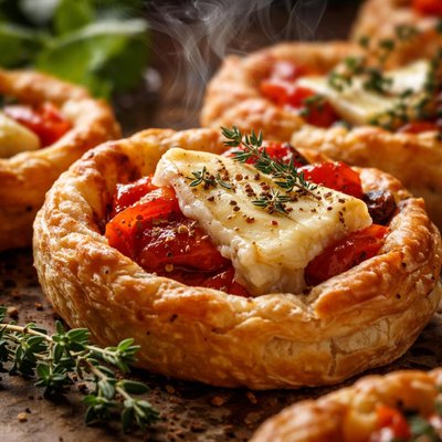 Image of Brie and Pepper Tarts