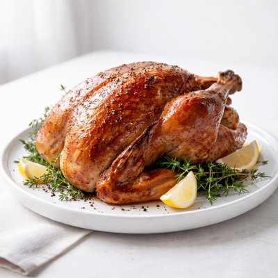 Image of Brined and Roasted Whole Turkey