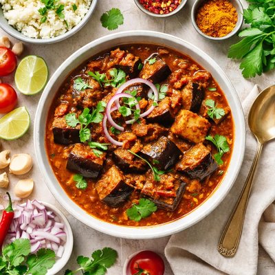 Image of Curry de Berenjena Sin Azúcar