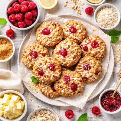 Image of British Raspberry Oaties