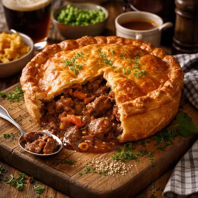 Image of British Steak and Ale Pie