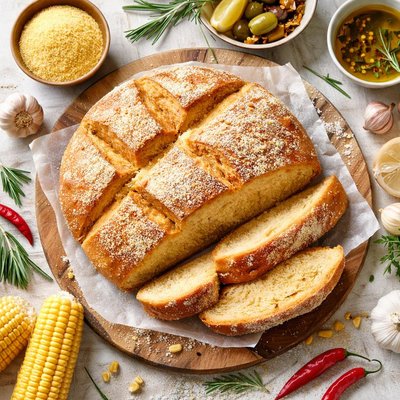 Image of Broa Portuguese Cornbread