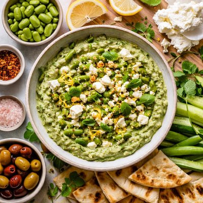 Image of Broad Bean and Fetta Dip