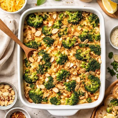 Image of Broccoli Almond Casserole