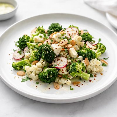 Image of Broccoli and Cauliflower Salad My Way