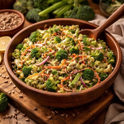 Image of Broccoli and Celery Slaw