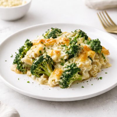 Image of Cazuela Vegana de Brócoli y Queso