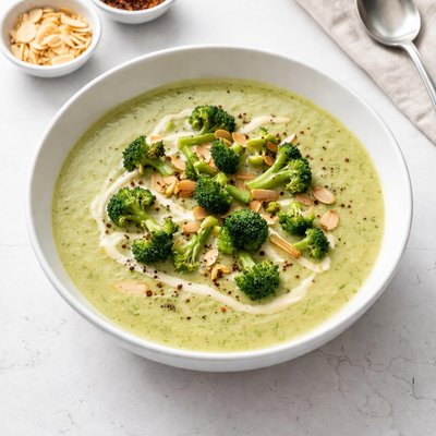 Image of Vegan Broccoli and Cheese Soup