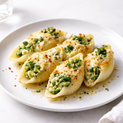 Image of Broccoli and Cheese Stuffed Shells