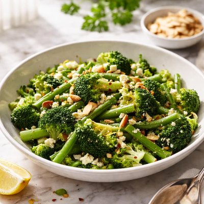 Image of Broccoli and Green Bean Polka