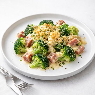 Image of Broccoli and Ham Gratin