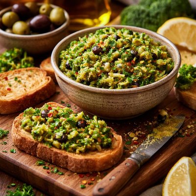 Image of Broccoli and Olive Spread
