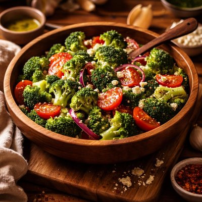 Image of Broccoli and Tomato Salad