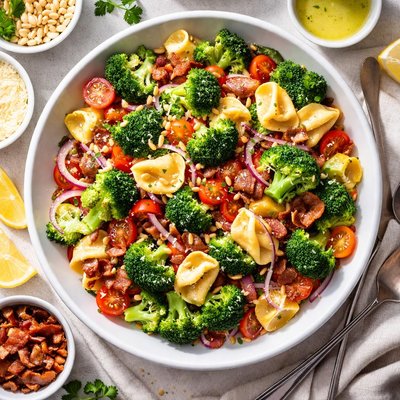Image of Broccoli and Tortellini Salad