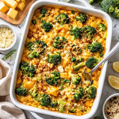 Image of Broccoli and Velveeta Casserole