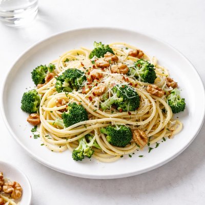 Image of Broccoli and Walnut Spaghetti
