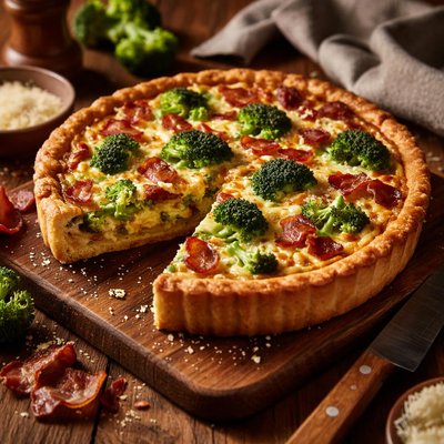 Image of Broccoli Bacon Quiche