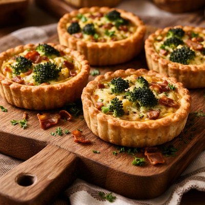 Image of Broccoli Bacon Quiches