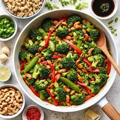 Image of Broccoli Cashew Stir Fry