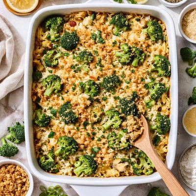 Image of Broccoli Casserole with No Cream of Something Soups