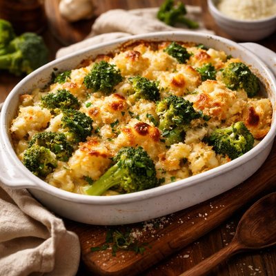 Image of Broccoli Cauliflower Gratin