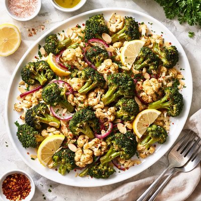 Image of Broccoli Cauliflower Roast