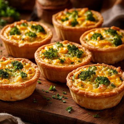 Image of Broccoli Cheddar Mini Quiches