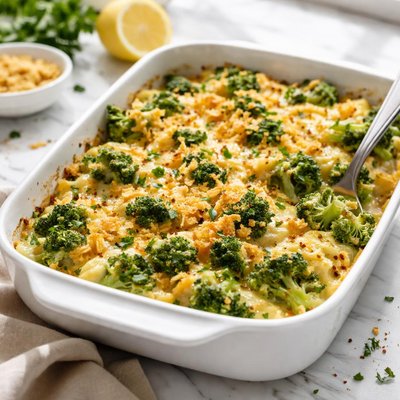 Image of Cazuela de Brócoli y Queso Vegetariana