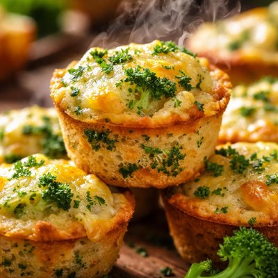 Image of Broccoli Cheese Mini Muffins