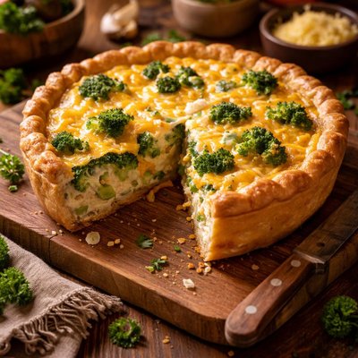 Image of Broccoli Cheese Pie