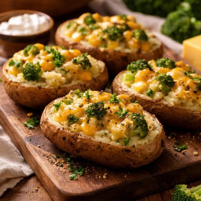 Image of Broccoli Cheese Potatoes