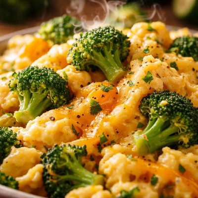 Image of Broccoli Cheese Scramble
