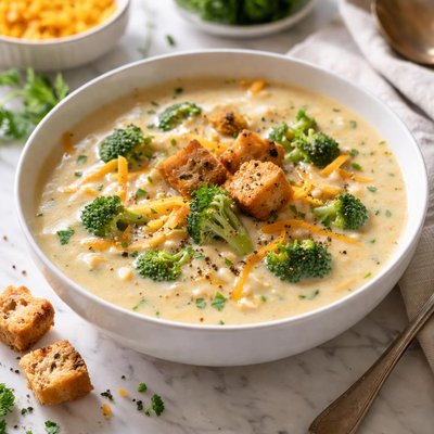 Image of Broccoli Cheese Soup Using Soup or Sauce Mix