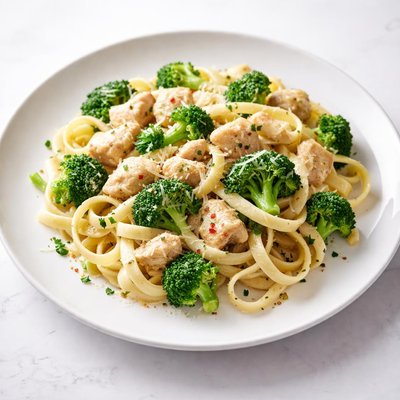 Image of Broccoli Chicken Fettuccine