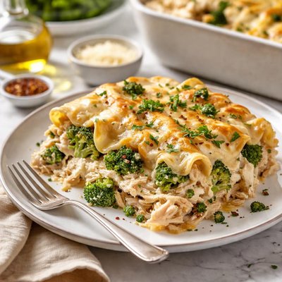 Image of Broccoli Chicken Lasagna Gooseberry Patch