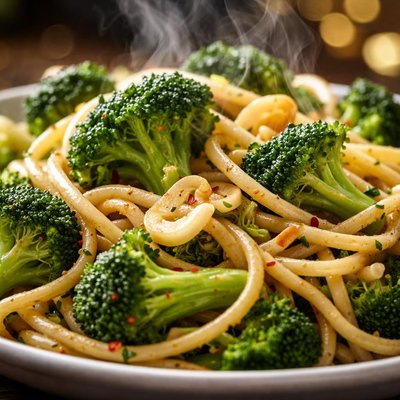 Image of Broccoli Garlic Pasta