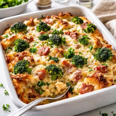 Image of Broccoli Ham Cheese Strata