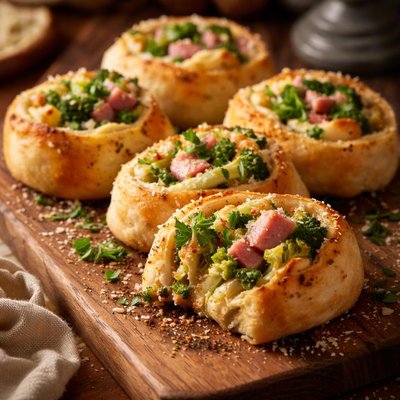 Image of Broccoli Ham Roll Ups