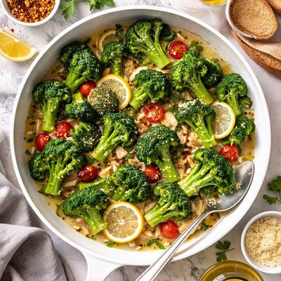 Image of Broccoli in White Wine